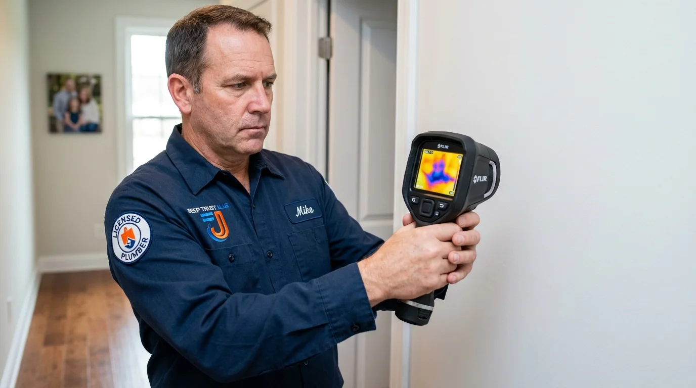 Thermal imaging leak detection by Johns Plumbing LLC in Benkelman
